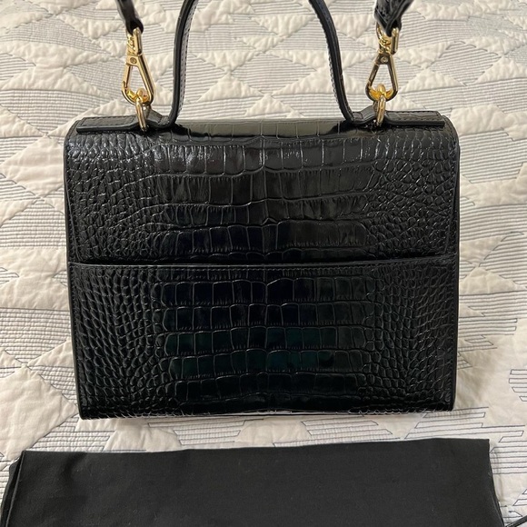 New-  Bing Dana croc effects Embossed bag - Picture 10 of 16